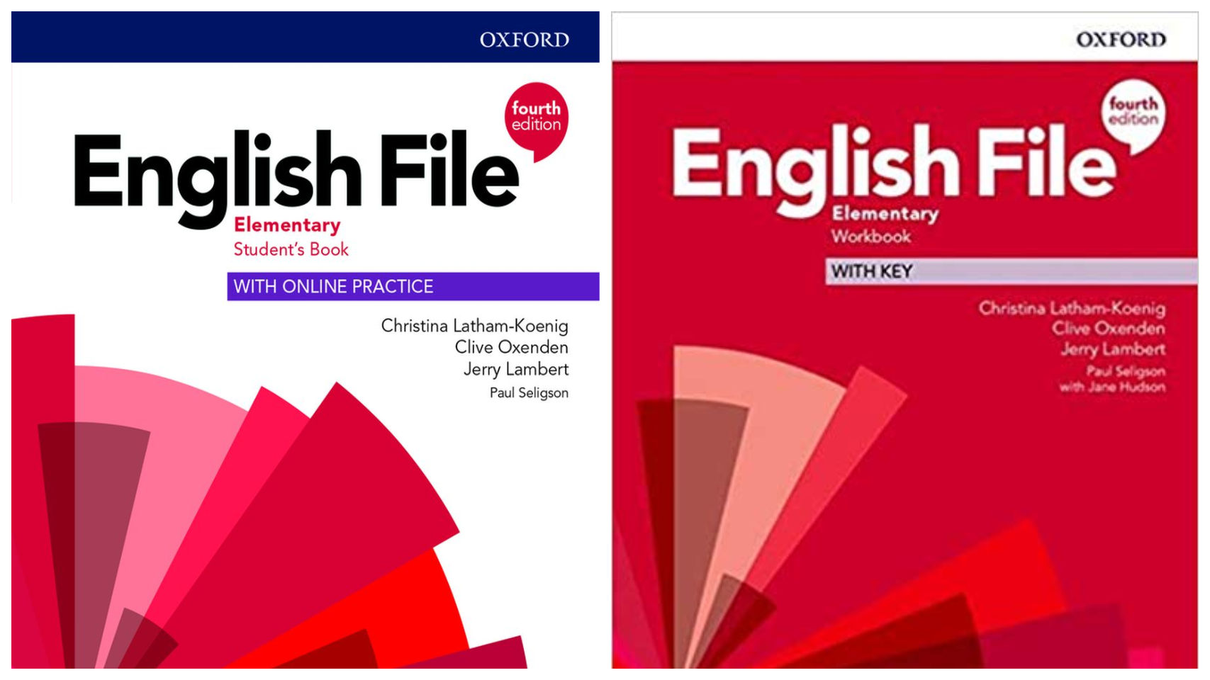 English File (4th edition) Elementary Student's Book with Online Practice + Workbook with key