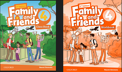 УМК Family and Friends (2nd ED) 4 Class Book + Workbook